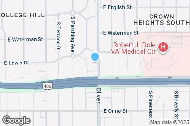 Map image of the property - 427 S Oliver Ave