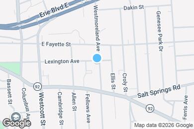 Map image of the property - 404 Westmoreland Ave