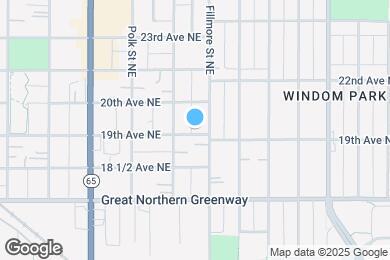 Map image of the property - 1115 19th Ave NE