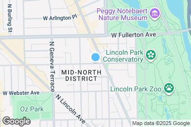 Map image of the property - 434 W Belden Ave