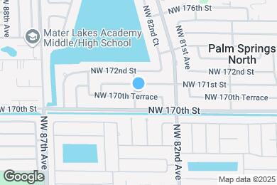 Map image of the property - 8291 NW 170th Ter