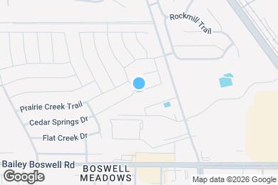 Map image of the property - 4701 Cedar Springs Dr
