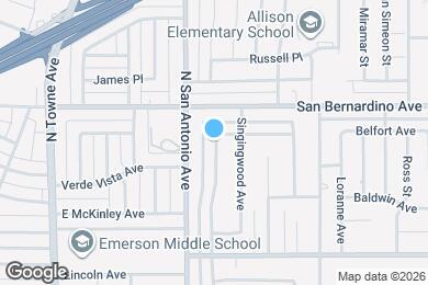 Map image of the property - 1587 Claremont Pl