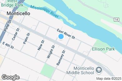 Map image of the property - 519 E Broadway St