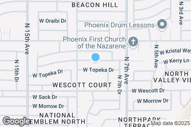 Map image of the property - 907 W Kerry Ln