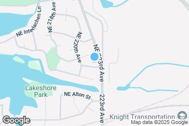 Map image of the property - 22165 NE Failing St