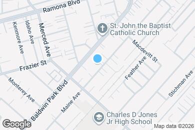 Map image of the property - 3665 Maine Ave