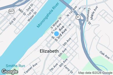 Map image of the property - 408 S 3rd Ave