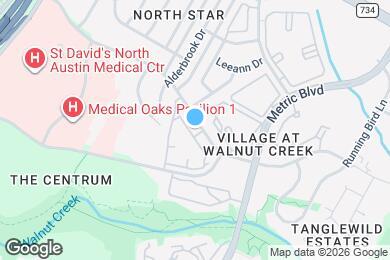 Map image of the property - 2015 Cedar Bend Dr