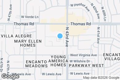 Map image of the property - 2652 N 43rd Ave