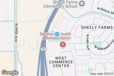 Map image of the property - 9549 W Monte Vista Rd