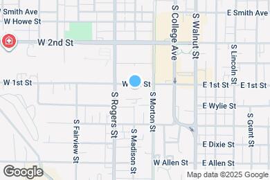 Map image of the property - Canadian Apartments