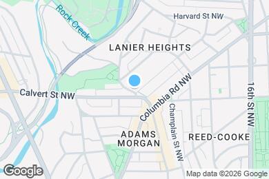 Map image of the property - 2611 Adams Mill Rd NW