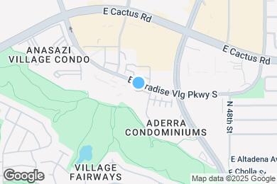 Map image of the property - 4455 E Paradise Vlg Pkwy S