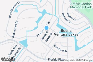 Map image of the property - 152 Mante Dr