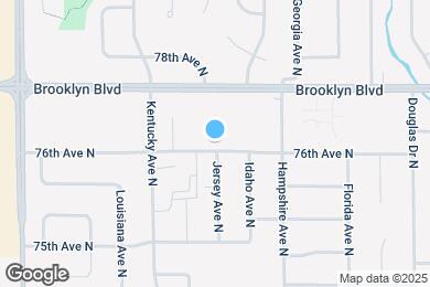 Map image of the property - 6832 76th Ave N