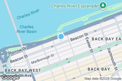Map image of the property - 352 Beacon St
