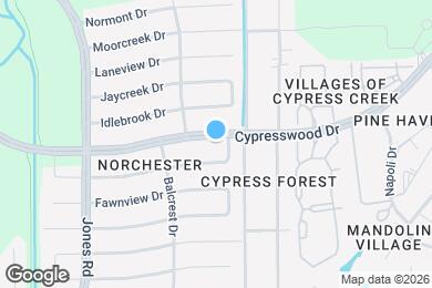 Map image of the property - 10507 Cypresswood Dr
