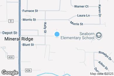 Map image of the property - 1550 Harding Ave