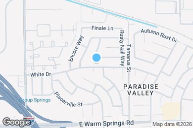 Map image of the property - 1330 White Dr