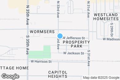 Map image of the property - 3245 W Jefferson St