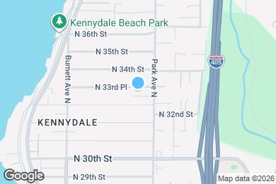 Map image of the property - 1129 N 33rd Plz