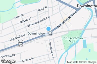 Map image of the property - 219 W Lancaster Ave