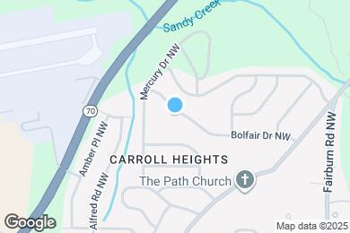 Map image of the property - 3656 Bolfair Dr NW