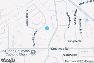 Map image of the property - 6822 Barton Rock Ln