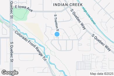 Map image of the property - 1699 S Trenton St