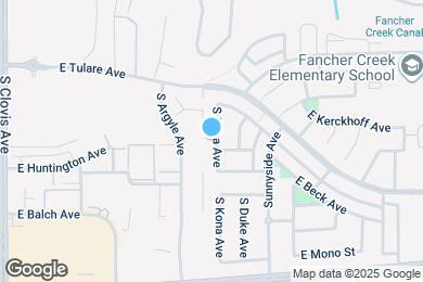 Map image of the property - 252 S Kona Ave