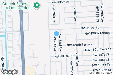 Map image of the property - 18931 NW 23rd Ct