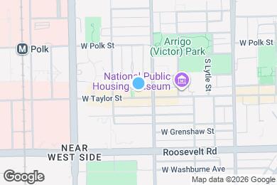 Map image of the property - 1420 W Taylor St