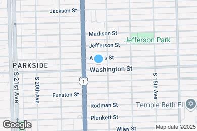 Map image of the property - 1727 Washington St