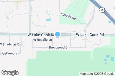 Map image of the property - 223 W Lake Cook Rd