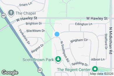 Map image of the property - 264 N Southport Rd