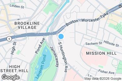 Map image of the property - 30 S Huntington Ave