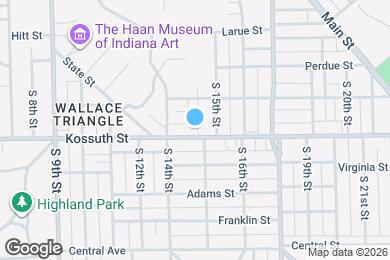 Map image of the property - 1426 Kossuth St