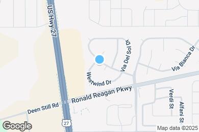 Map image of the property - 815 Via Del Sol Dr