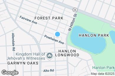 Map image of the property - 3306 Powhatan Ave