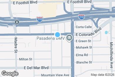 Map image of the property - 3624 E Colorado Blvd