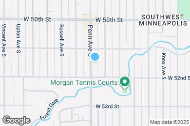 Map image of the property - 5129 Penn Ave S