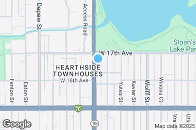 Map image of the property - 1650 Sheridan Blvd