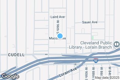 Map image of the property - 9521 Macon Ave