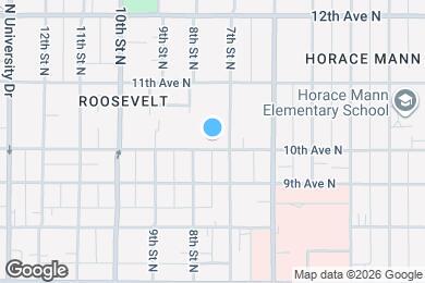 Map image of the property - 705 10th Ave N