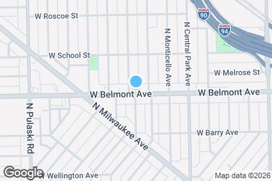 Map image of the property - 3716 W Belmont Ave
