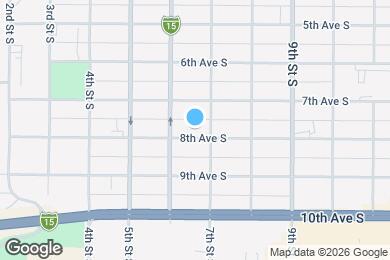 Map image of the property - 617-619 8th Ave S
