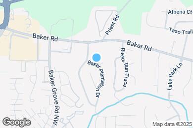 Map image of the property - 4837 Baker Plantation Dr