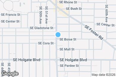 Map image of the property - 5205 SE Boise St