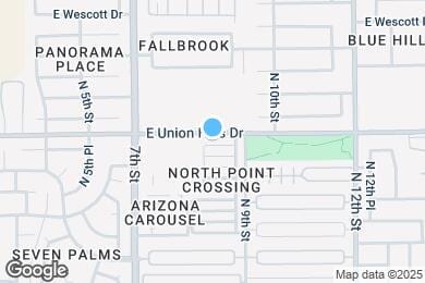 Map image of the property - 818 E Audrey Ln